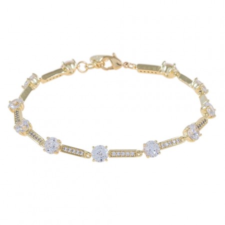 Snö of Sweden Chicago bracelet gold/clear
