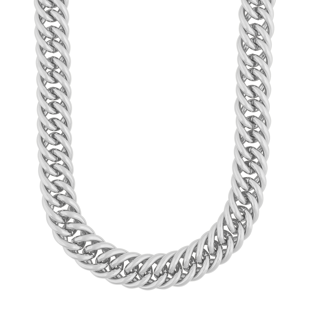 Thick chain necklace that gives a cool vibe. Add this to your outfit and it will imidiately give it a fierce touch.
Stand out loud!