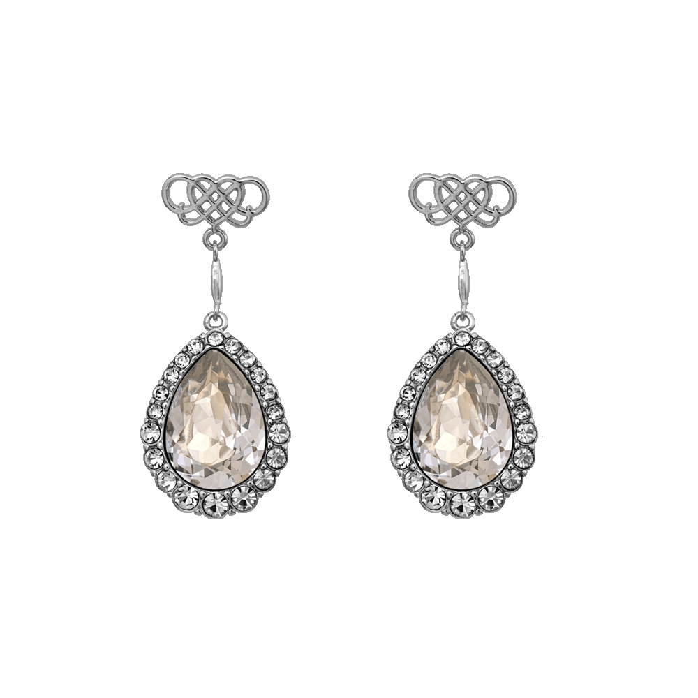 Miss Scarlett earrings er dråpeformede øredobber fra Lily & Rose som har en oppsats med glitrende Swarovski-krystaller i forskjellige størrelser. Den elegante, klassiske formen gjør dem til det selvfølgelige smykkevalget hver eneste dag. 