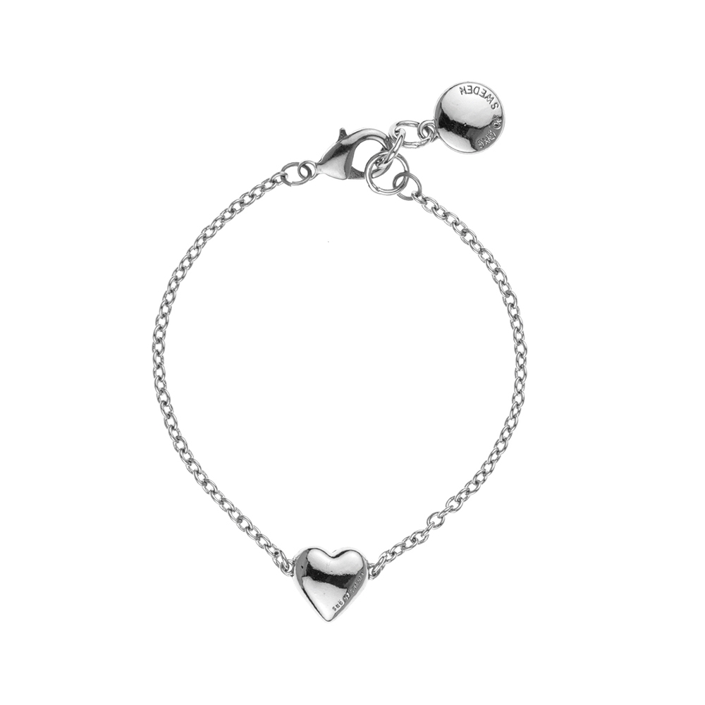 SNÖ SMALL CARD CHAIN BRACELET SILVER