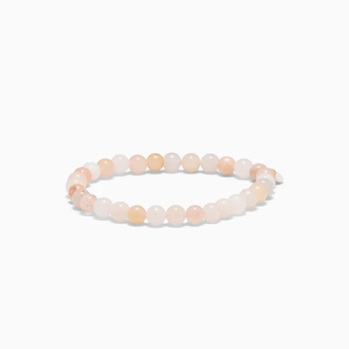 The Rose Jade crystal bracelet is created with the purpose of helping you find inner balance, empathy, compassion, and forgiveness. This crystal is said to open your heart and strengthen your connections with others.