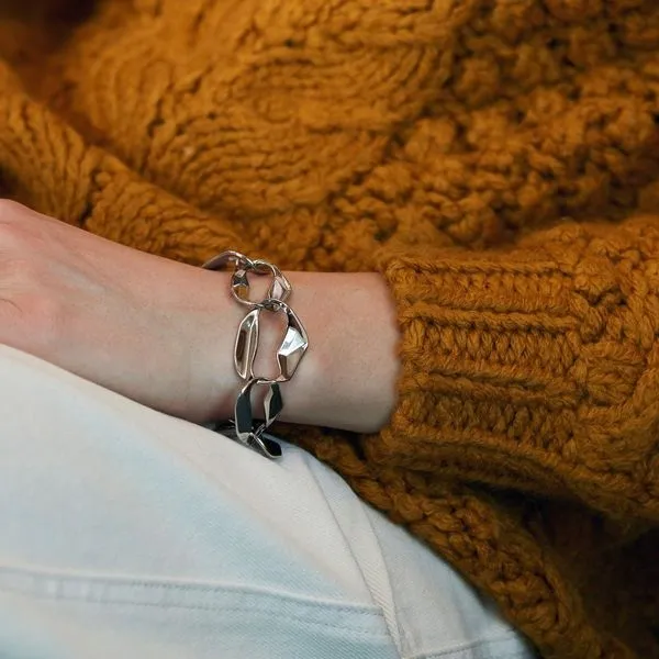 EDBLAD ARMBÅND KARLA MULTI STÅL på hånden