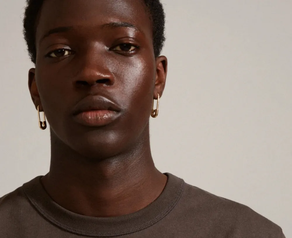 PILGRIM PACE EARRINGS GOLDPLATED PÅ ØRE