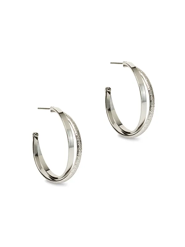 PFG Stockholm Classic hoop earring silver