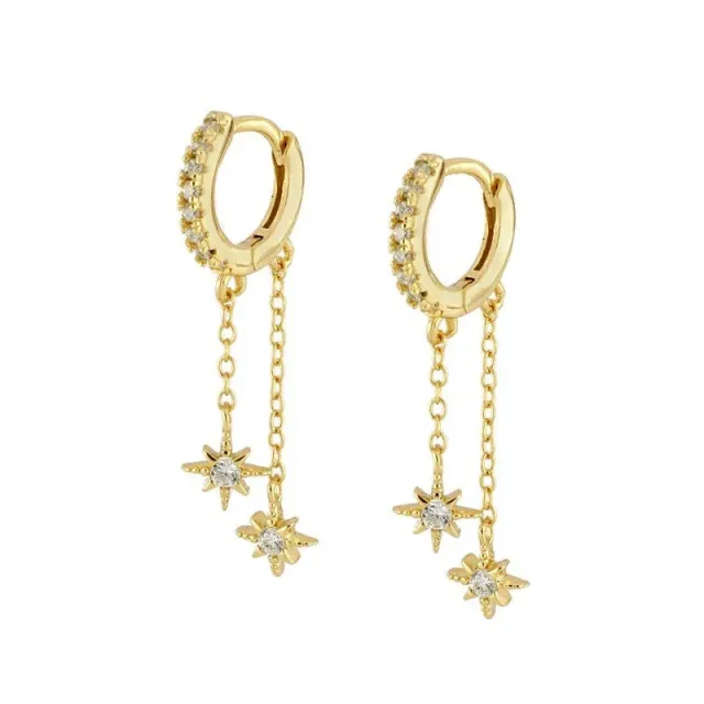 AVI Jewels Gine hoops gold