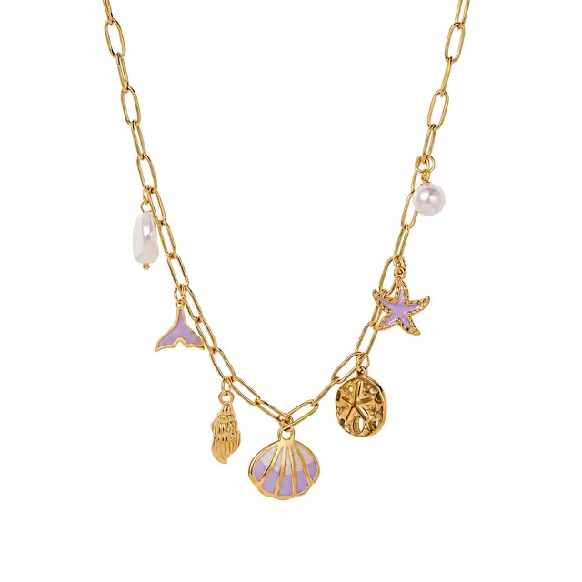 AVI Jewels Zanzibar charm necklace