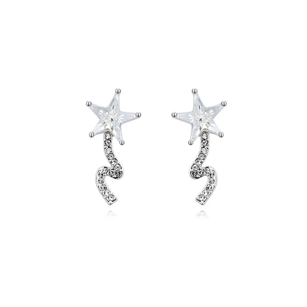 SHOOTING STAR EARRINGS CLEAR