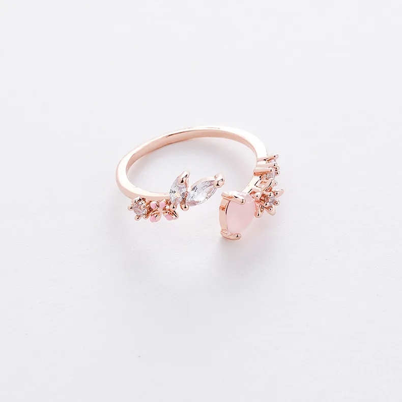 AVI Jewels Cleo ring pink/rosegold