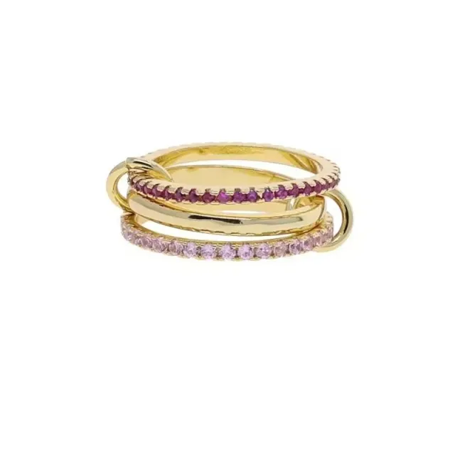 AVI Jewels Link ring pink/purple