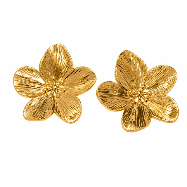 AVI Jewels Fiore earrings gold