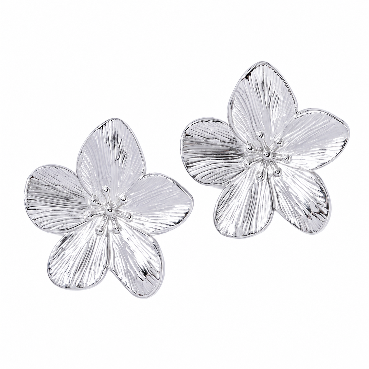 AVI Jewels Fiore earrings silver