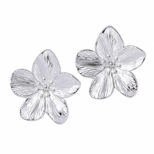 AVI Jewels Fiore earrings silver