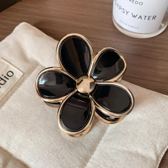 AVI Accessories Flora hair clip black