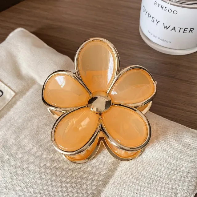 AVI Accessories Flora hair clip orange