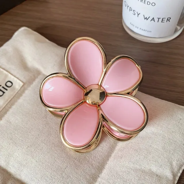 AVI Accessories Flora hair clip pink