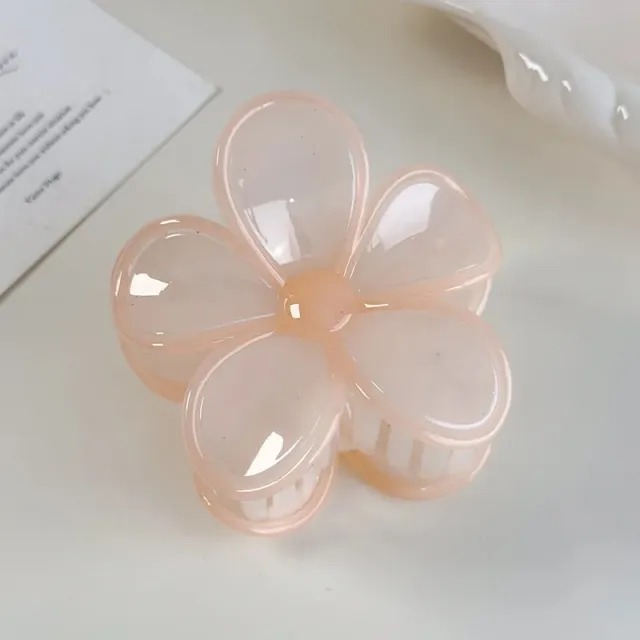 AVI Accessories Camelia hairclip white/peach
