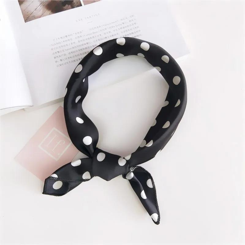 AVI Accessories Petite Polkadot Scarf black