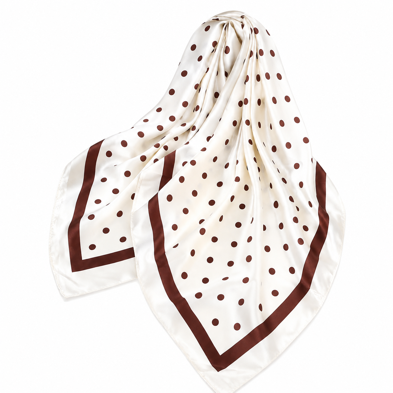 AVI Accessories Polkadot Scarf beige/brown