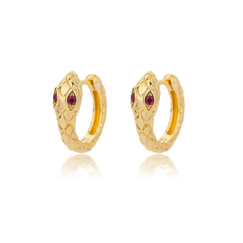 AVI Jewels Snake earrings gold
