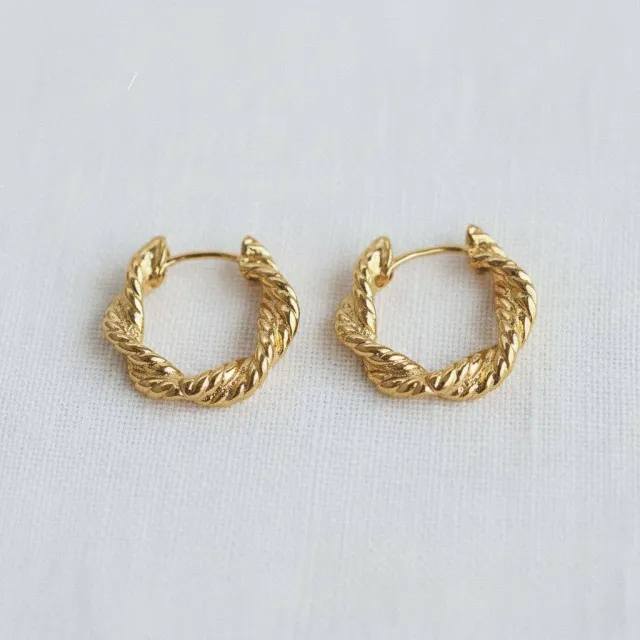 AVI Jewels Twisted Hoops