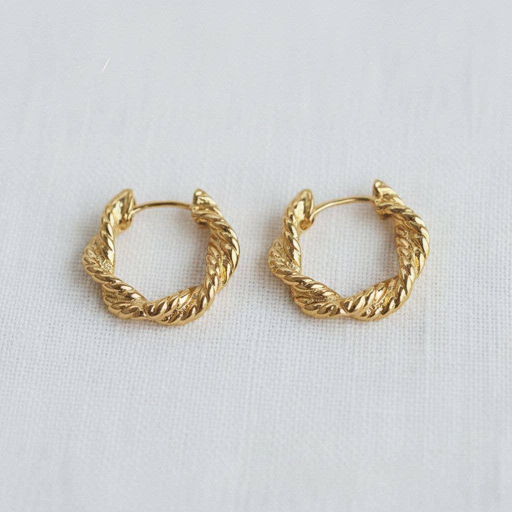 AVI Jewels Twisted Hoops