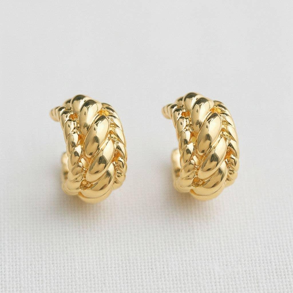 AVI Jewels Twisted Chunky Hoops