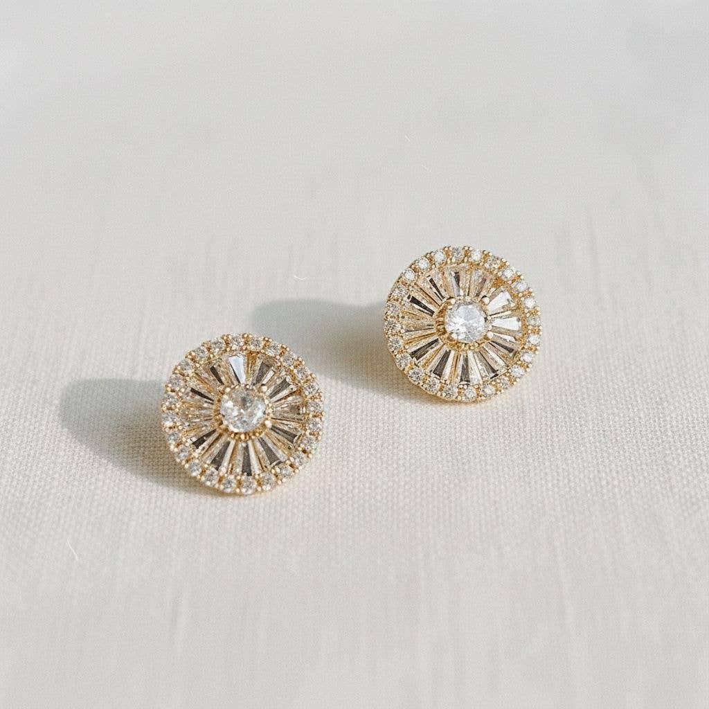AVI Jewels Vintage Glamour Stud Earrings