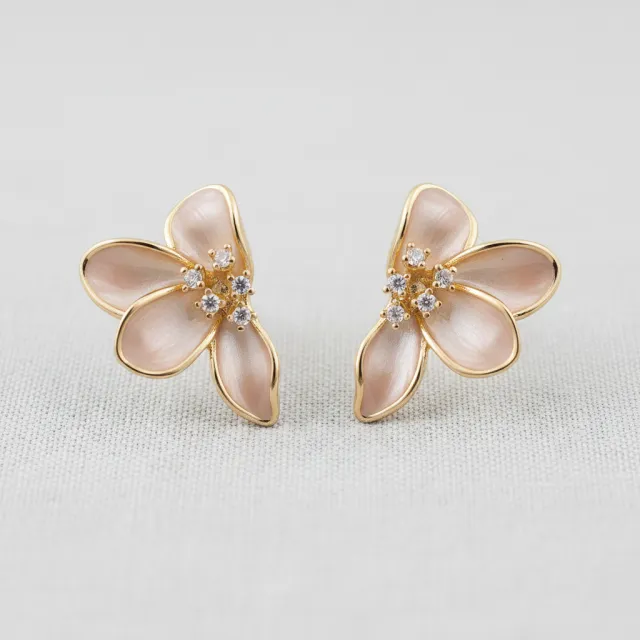 AVI Jewels Magnolia Stud Earrings