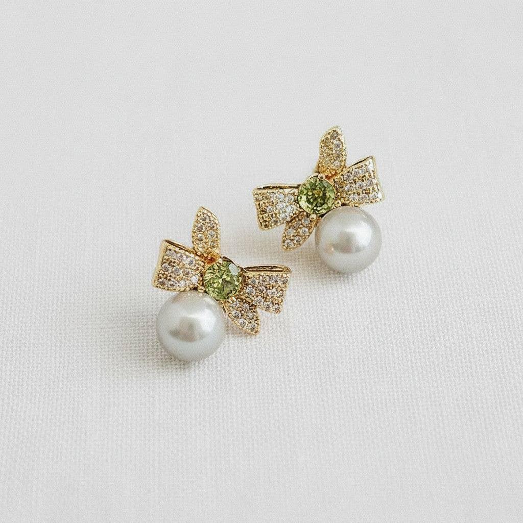 AVI Jewels Vintage Bow Earrings