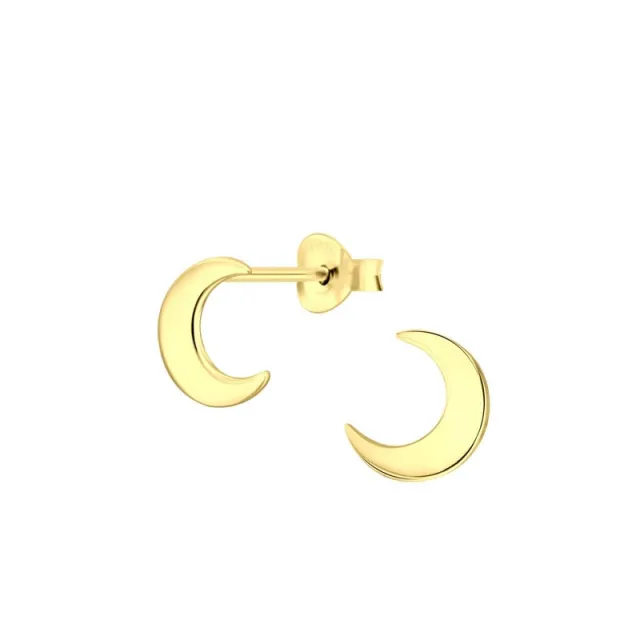 JBX Moonlight stud earrings 14k goldplated silver