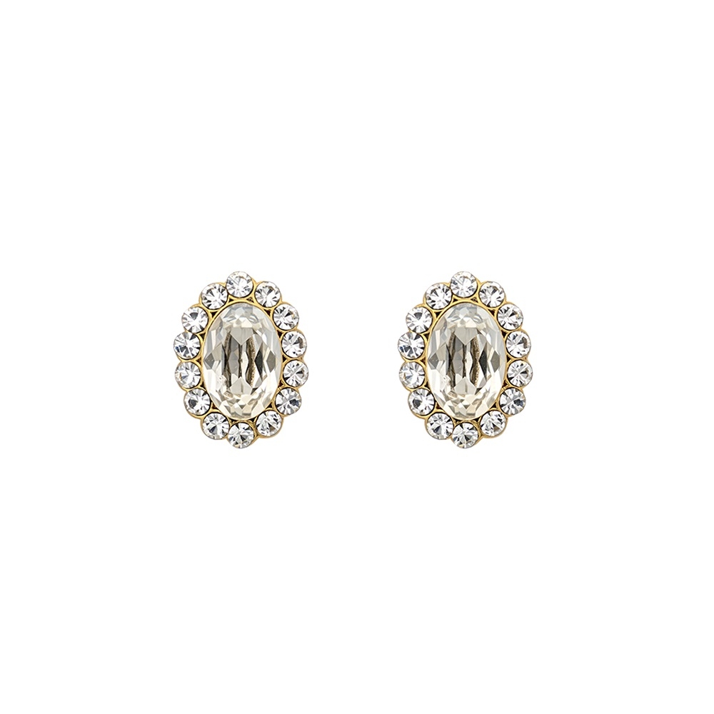 Lily and Rose Petite Moon earrings silvershade gold