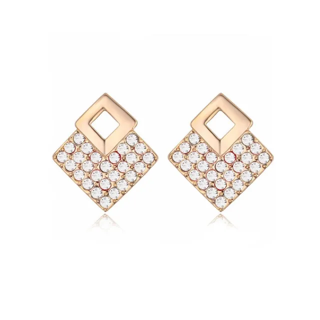 JBX Flashback Earrings Gold/Clear