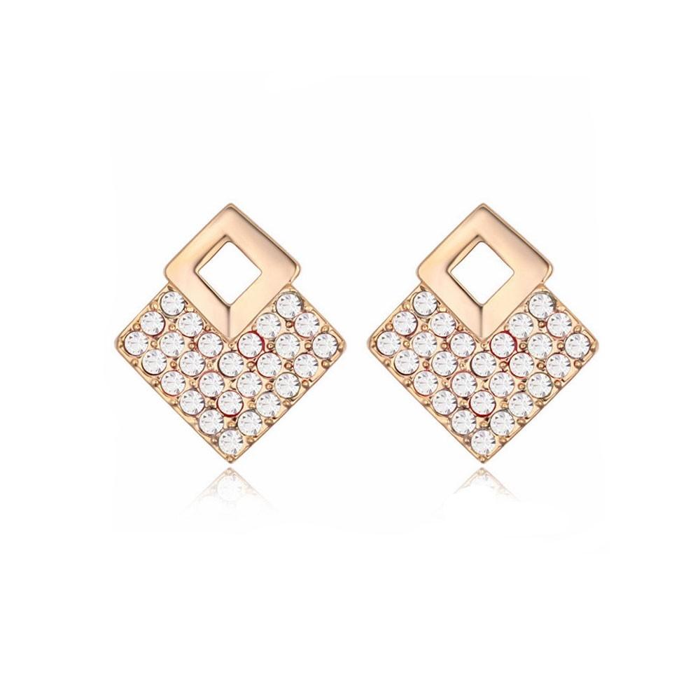 FLASHBACK EARRINGS GOLD/CLEAR