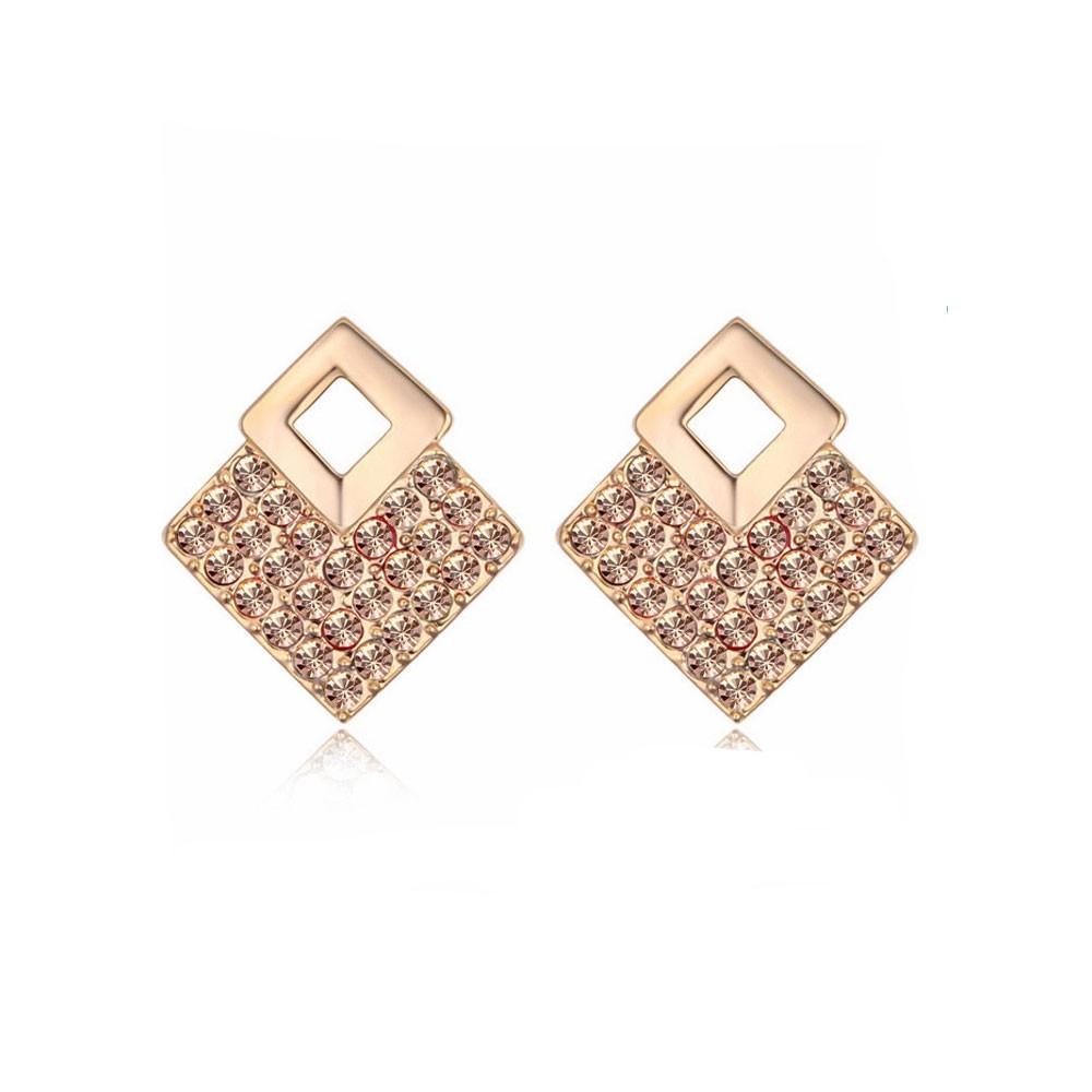 FLASHBACK EARRINGS GOLD/CHAMPAGNE