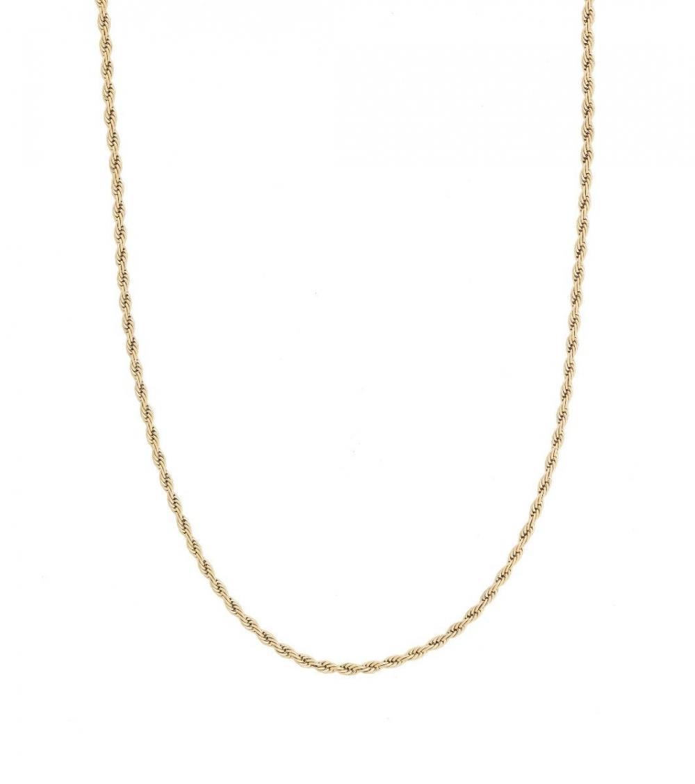 Edblad Rope chain necklace gold
