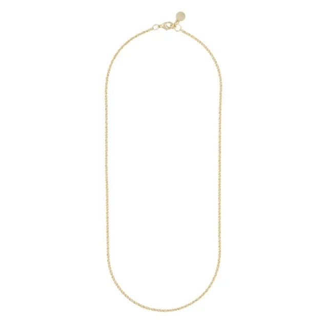 Snö of Sweden London necklace plain gold 45 cm