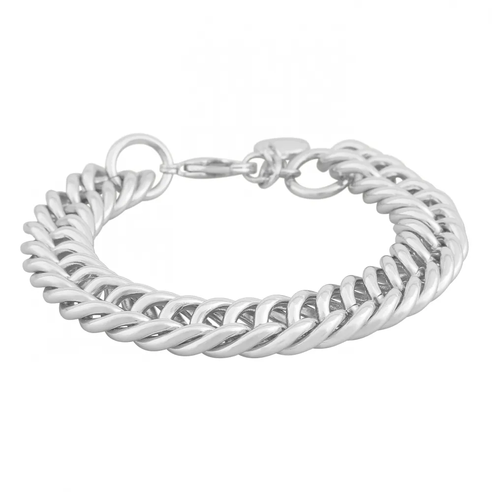 SNÖ OF SWEDEN SEVILLA CHUNKY BRACELET SILVER