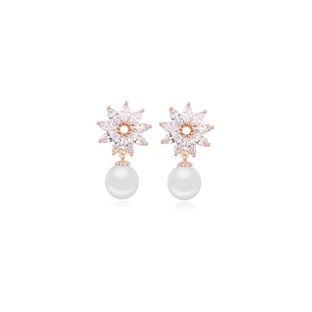 JBX Daisy pearl earrings
