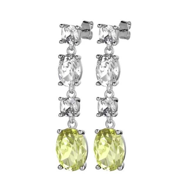 DYRBERG/KERN CORNELIA EARRING SILVER/GREEN