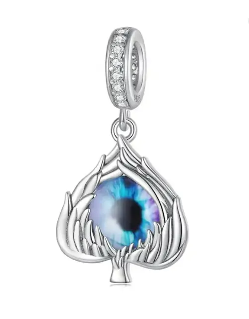 JBX charm Eyes Wide Open silver