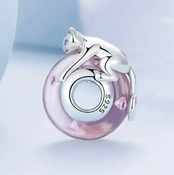 JBX charm Kitty Love silver