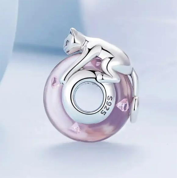JBX charm Kitty Love silver