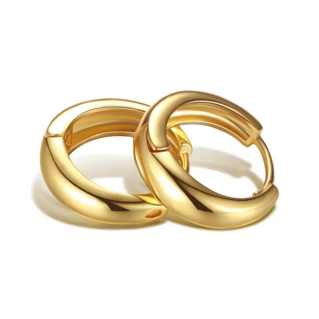 AVI Jewels Halle hoops gold