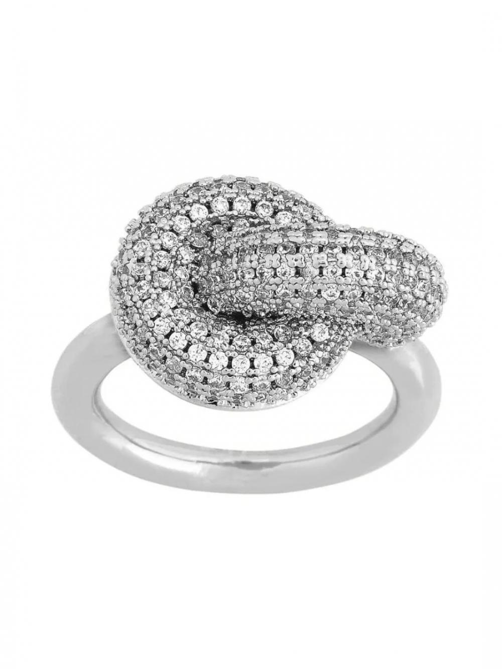 Edblad Redondo Sparkle Ring Rhodium