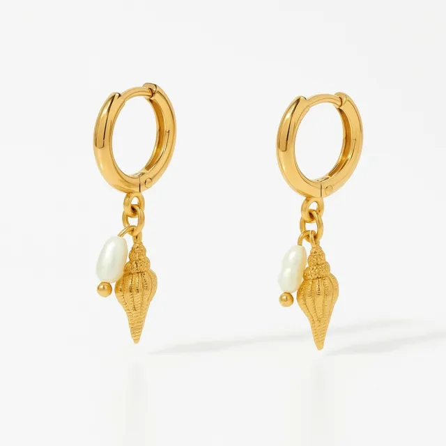 AVI Jewels shell earrings