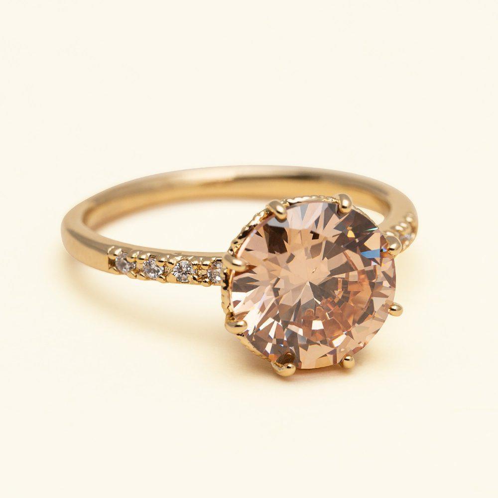 Lily and Rose Elenora ring - Champagne 18mm (gold)