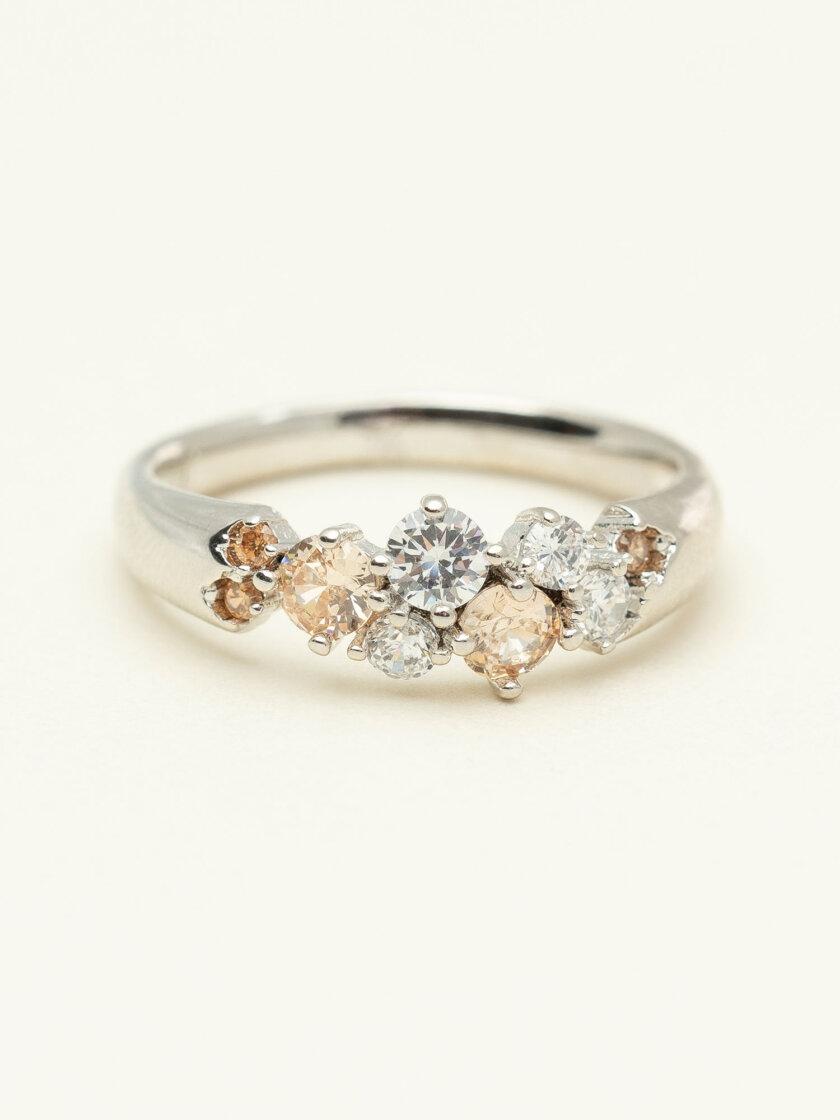 YLVA LI Meadow ring - Champagne