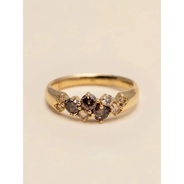 YLVA LI Meadow ring - Chestnut