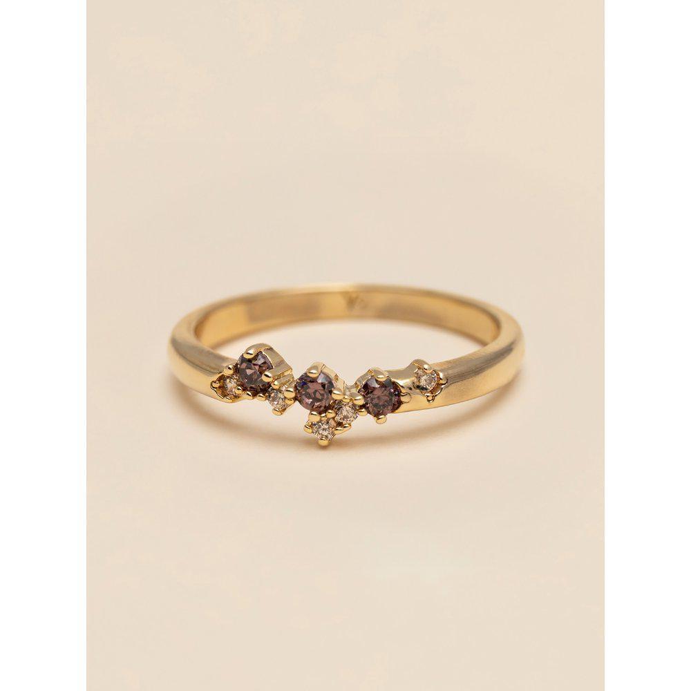 YLVA LI Petite Meadow ring - Chestnut