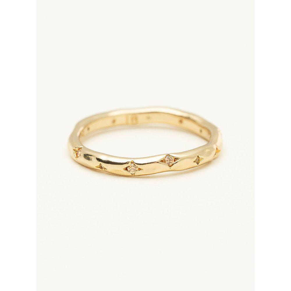 YLVA LI Petite Bertha ring - Gold